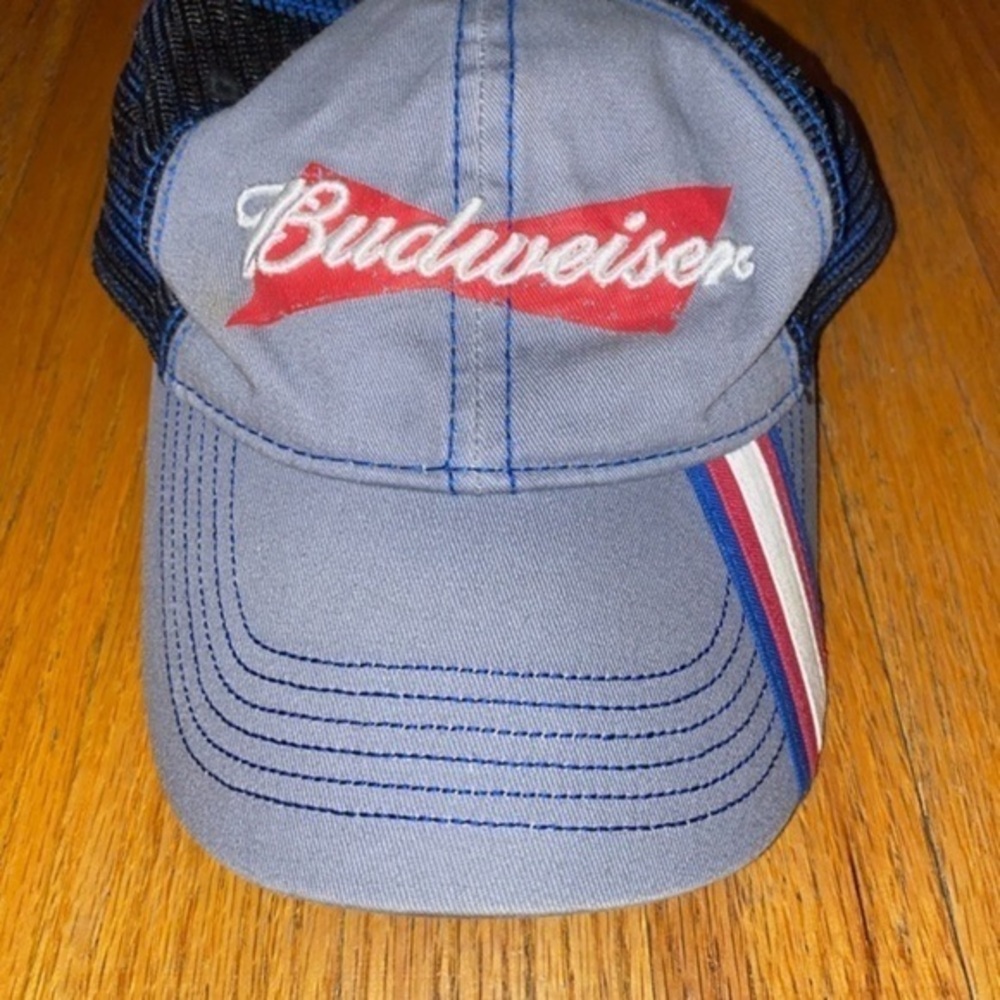 Budweiser Gray Trucker Hat, King of Beers